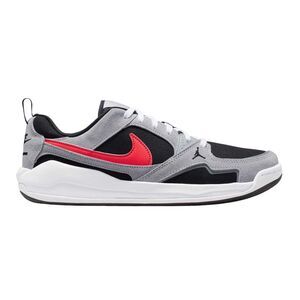 Air Mens CMFT Era Leather Basketball Shoes / Black/Red/Gray